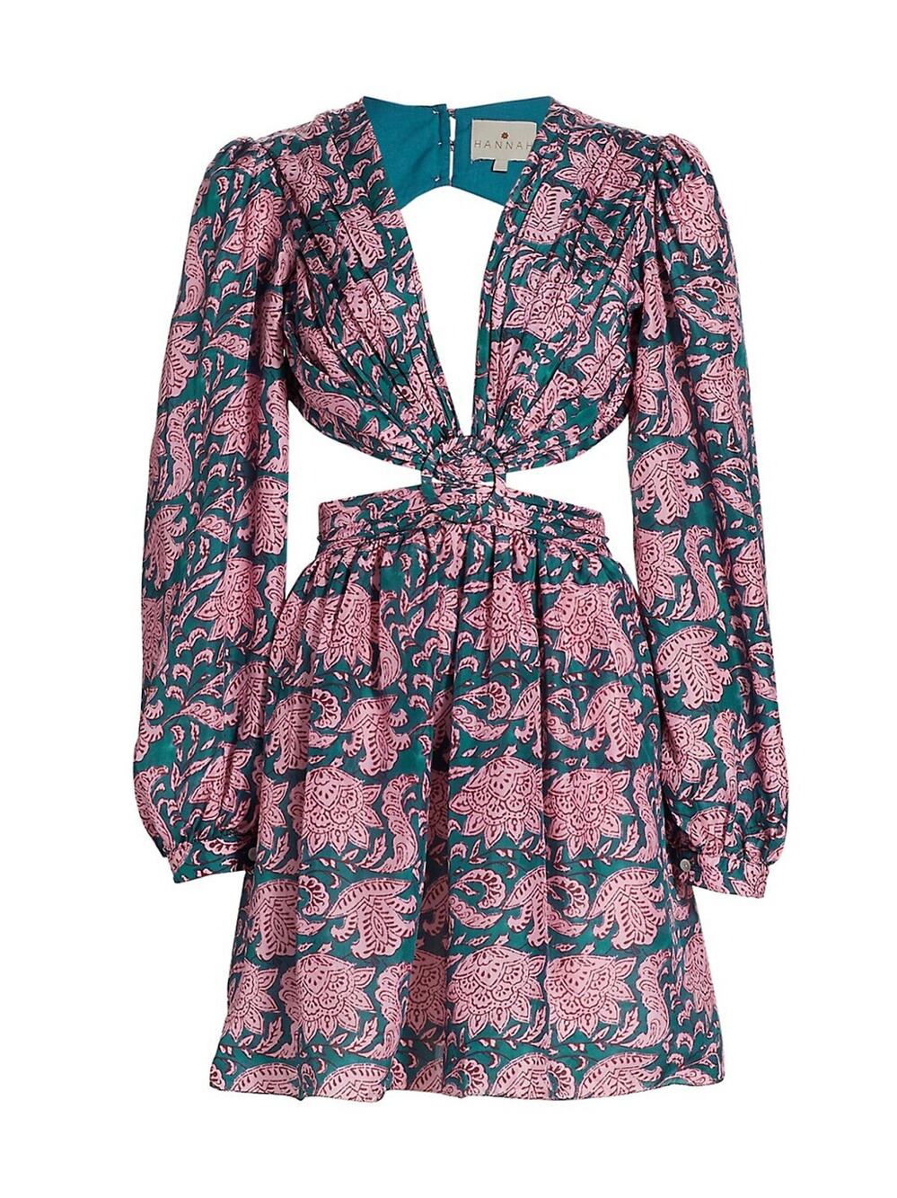 Hannah Artwear Floral Peonia Mia Minidress Size S (1)